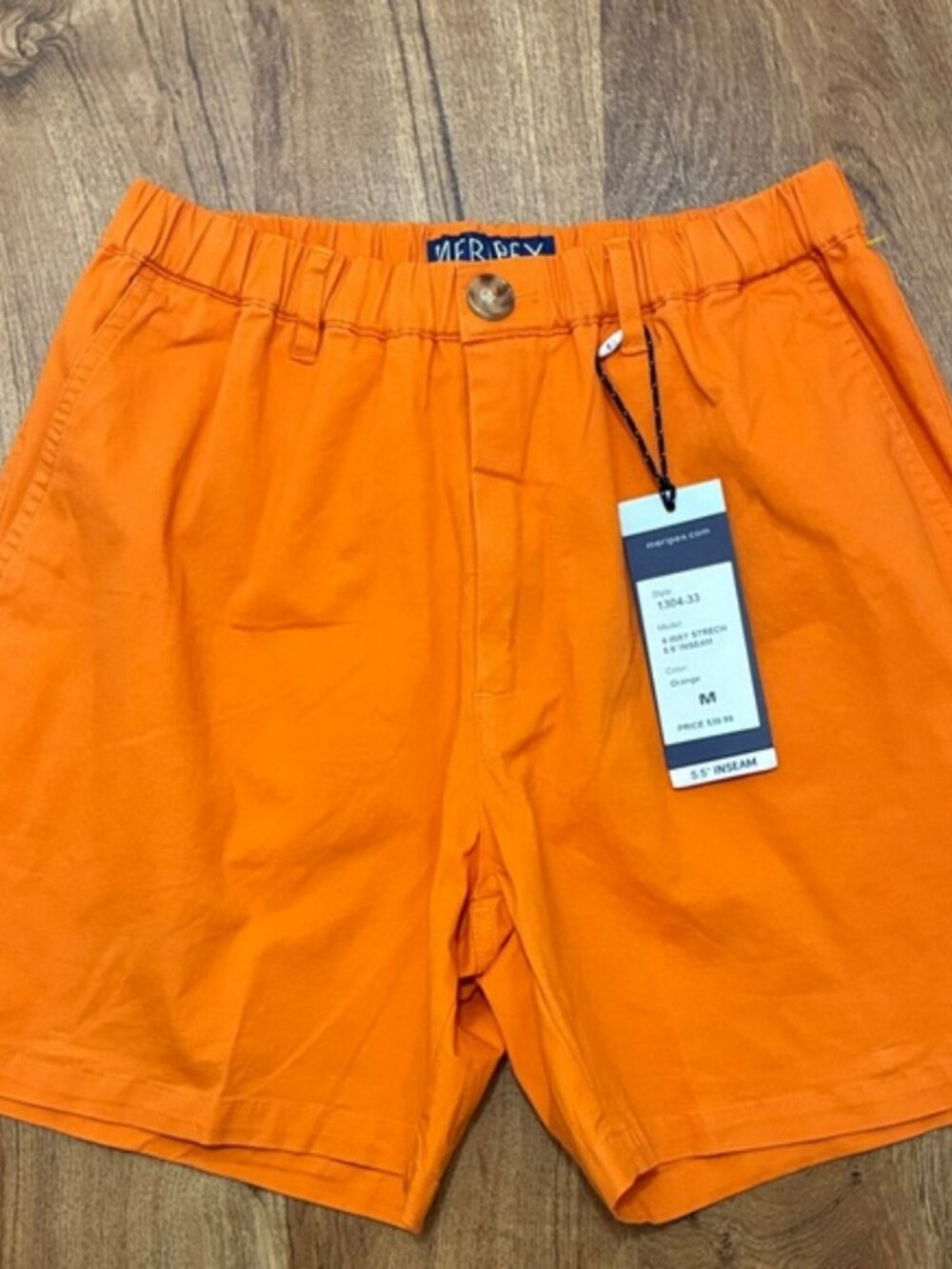 Meripex Orange Casual Shorts